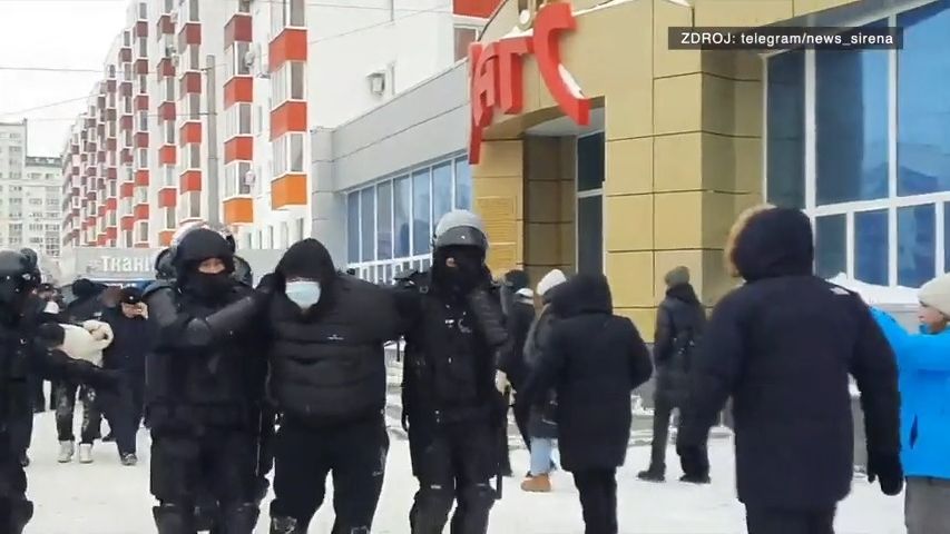 Další nepovolený protest. V Jakutsku přišly desítky lidí, píší média